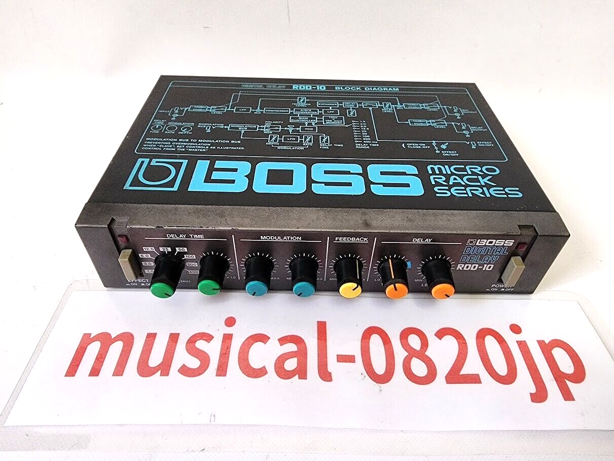BOSS RDD-10 Digital Delay Micro Rack Guitar Effects | eBay