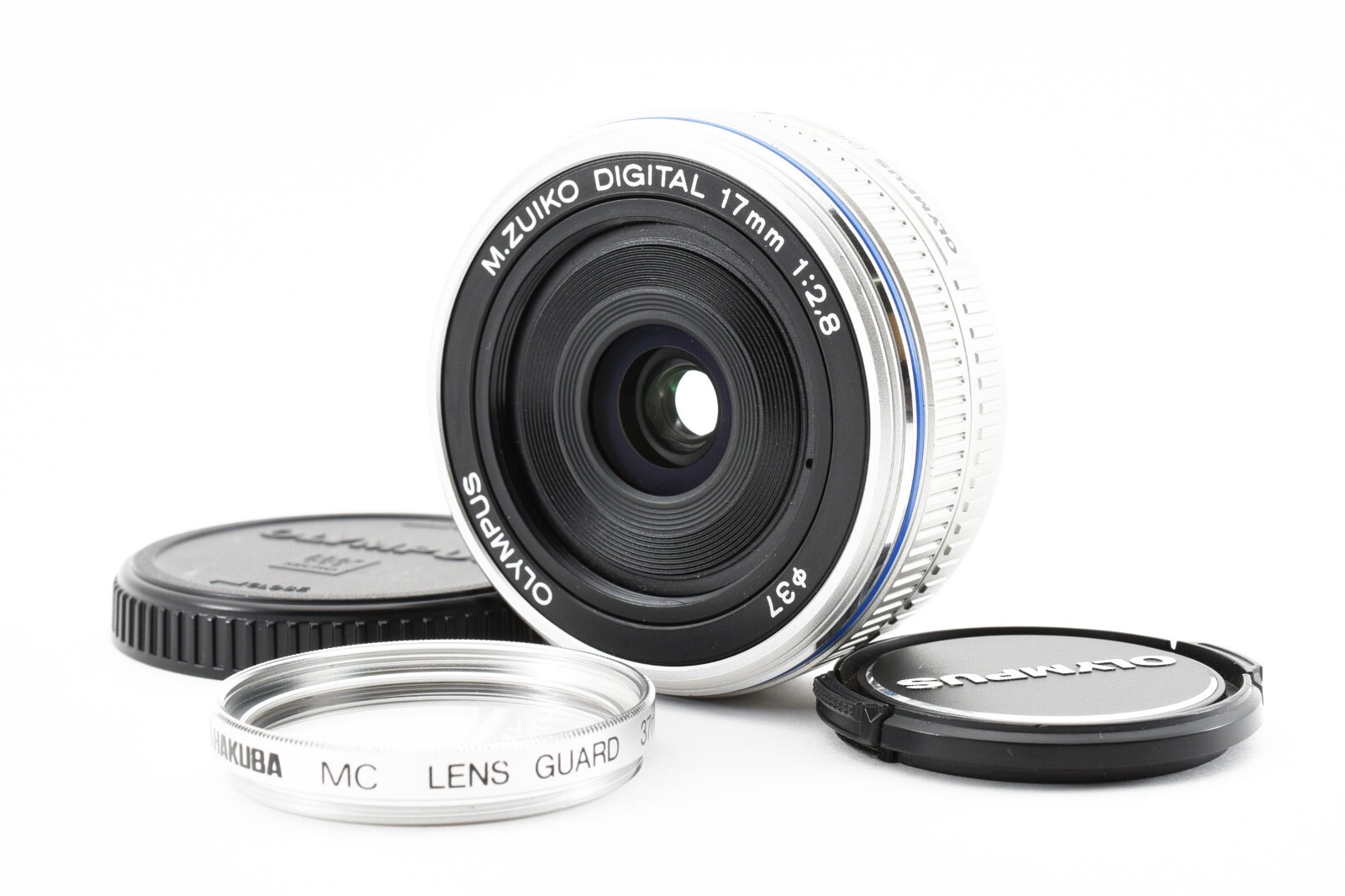 Olympus M.ZUIKO Digital 17mm f/2.8 Silver Pancake From JAPAN [Exc