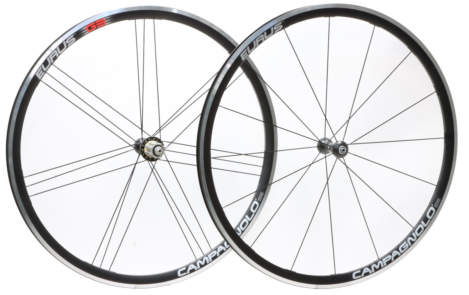 Campagnolo Eurus G3 Alloy Clincher Wheelset Campy Freehub RIM 2002