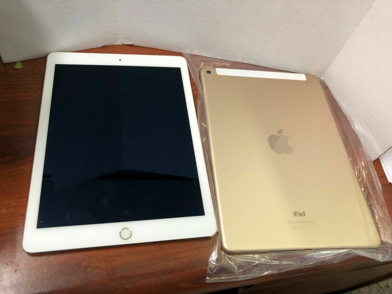 Apple IPAD Air 2 128 GB Gold Wifi + Cellular Model B-Grade FULLY