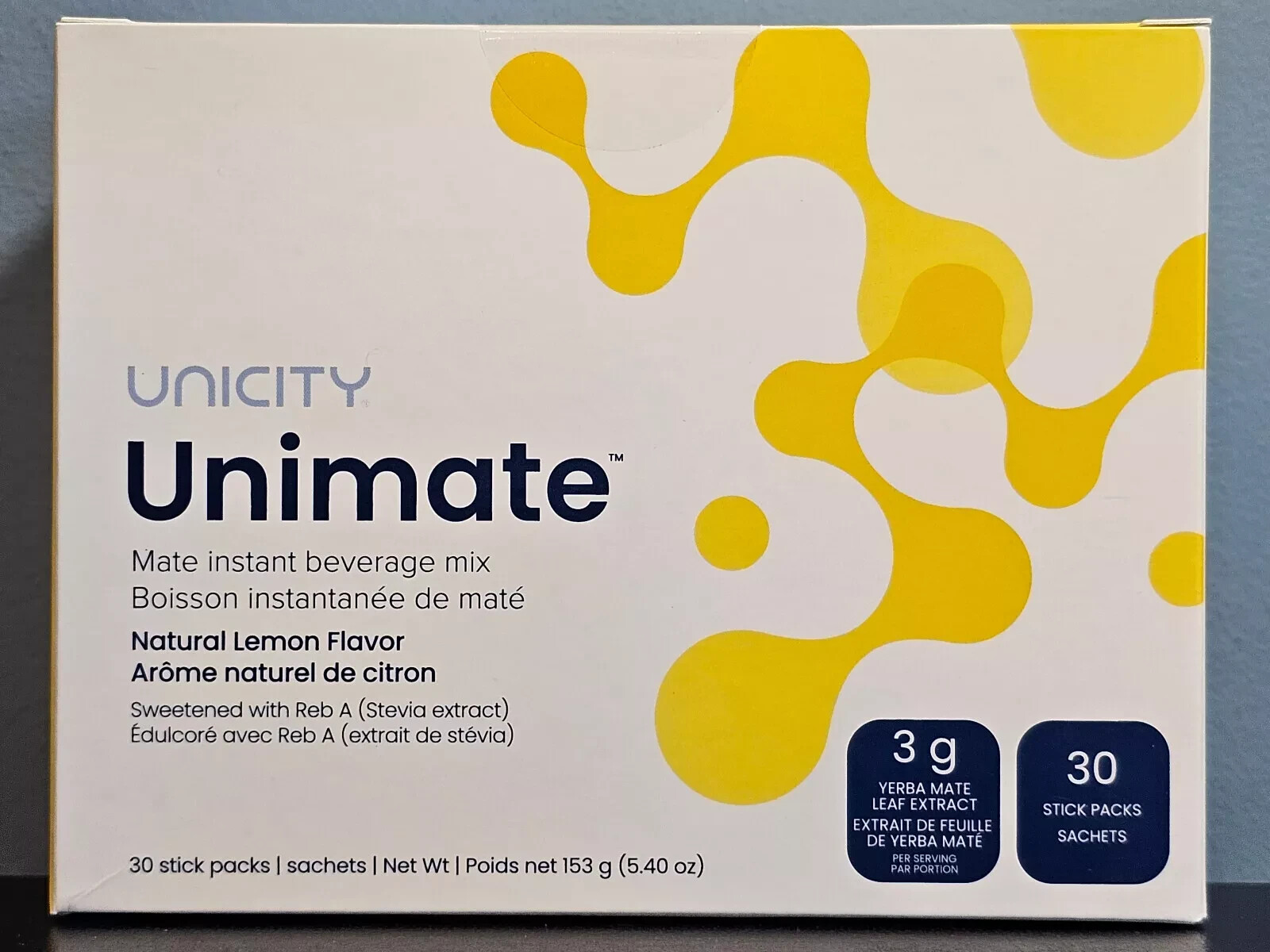Unicity Unimate レモンフレーバー 183g 3箱