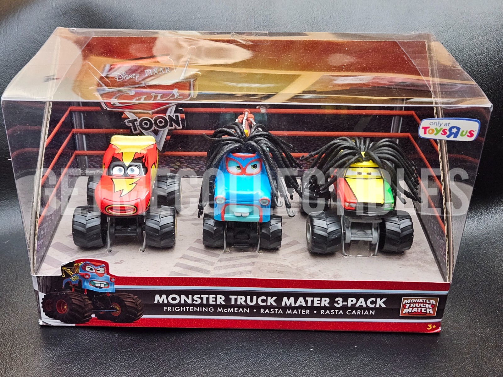 DISNEY PIXAR CARS MONSTER TRUCK MATER RASTA CARIAN 3 PACK SAVE 6