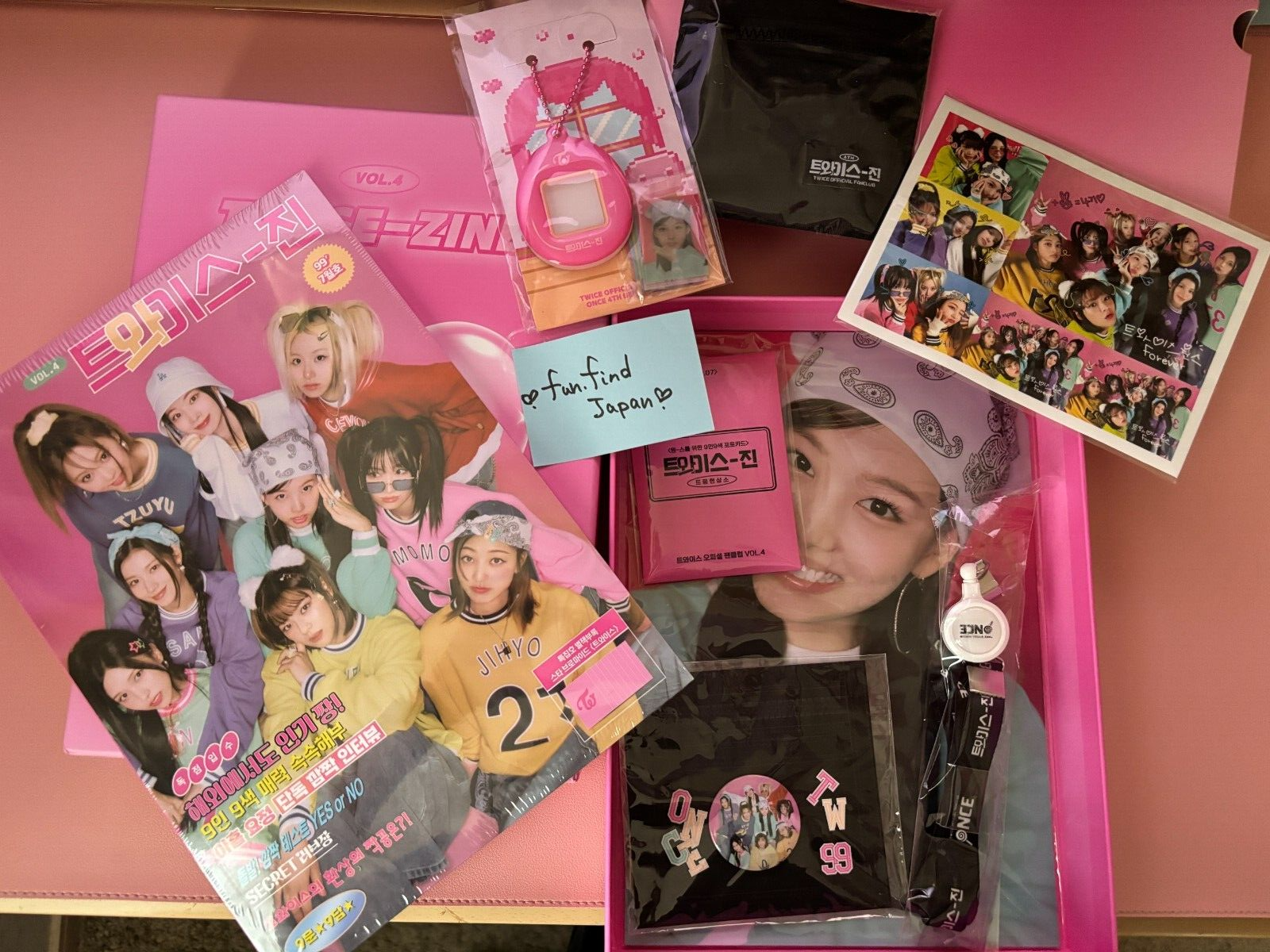 TWICE ONCE Korea Fan Club Membership 4th Generation Kit Full Set