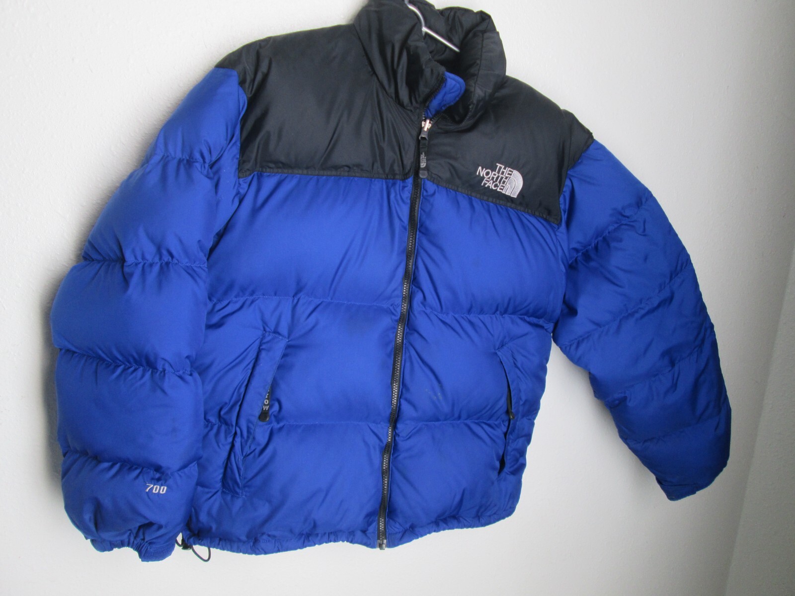 The North Face Nuptse 700 Goose Down Jacket sz L Blue Retro Vtg