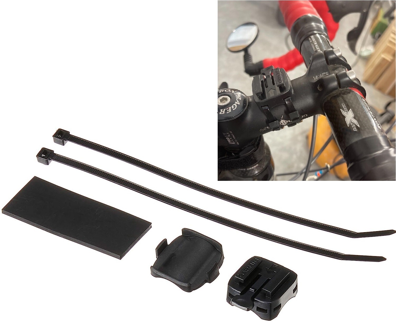 Garmin OEM Edge GPS Zip Tie Bike Bicycle Handlebar Mount Fits 205