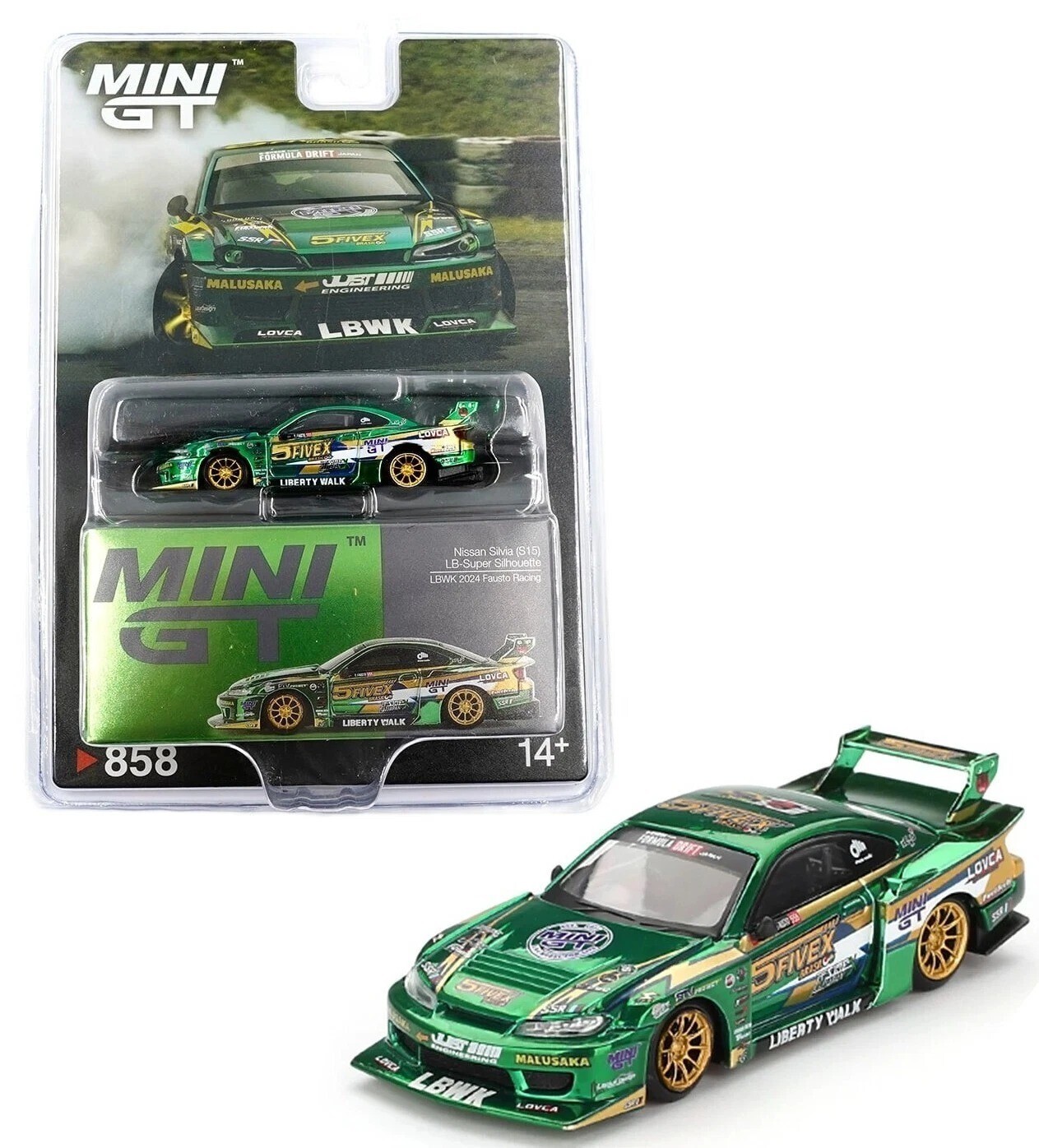 Mini GT Nissan Silvia S15 LB-Super Silhouette LBWK 2024 Fausto
