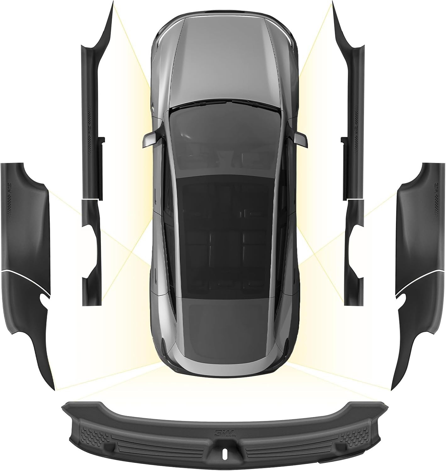 3W Door & Trunk Sill Protectors For Tesla Model Y Juniper 2025
