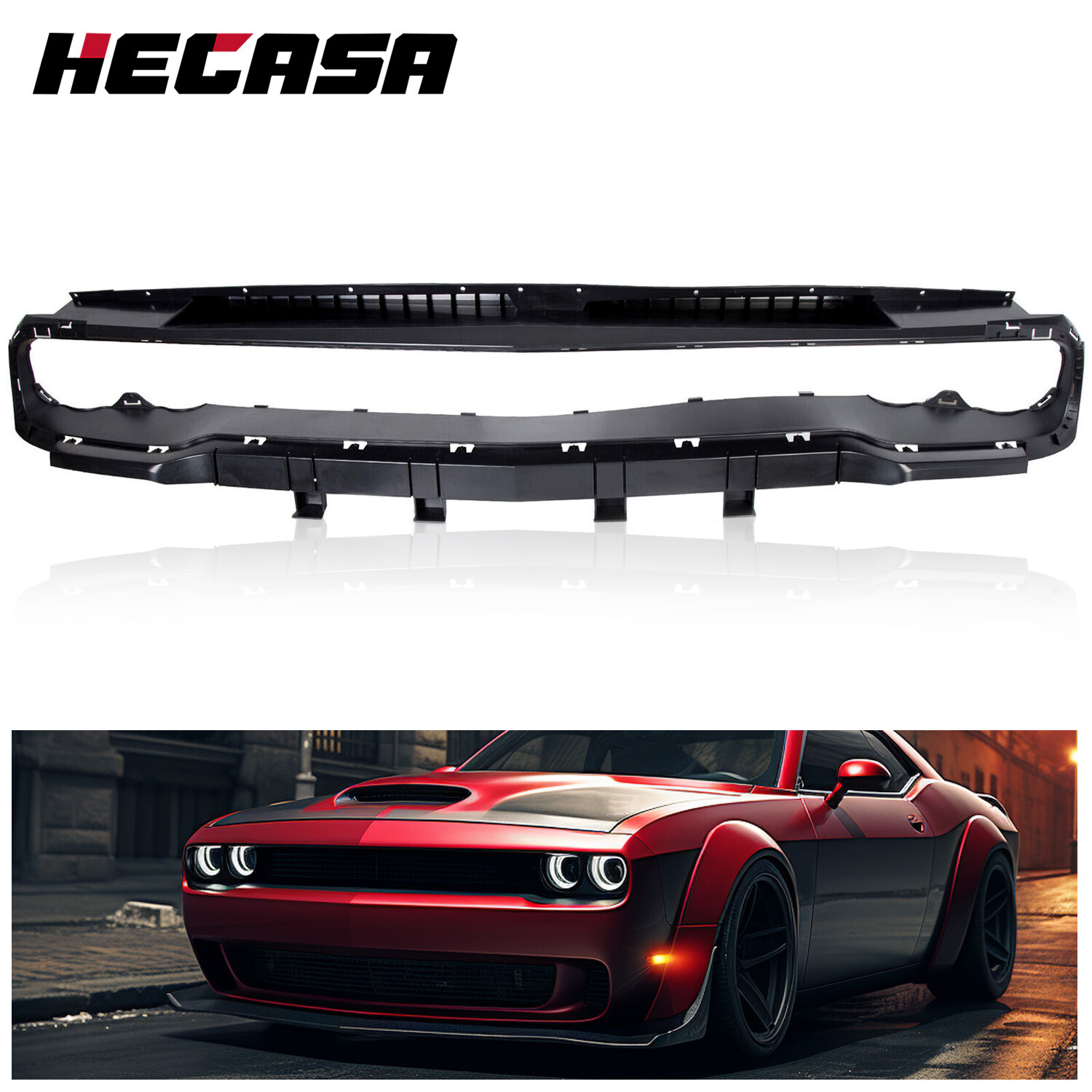 HECASA Grille Reinforcement For 15-22 Dodge Challenger SRT