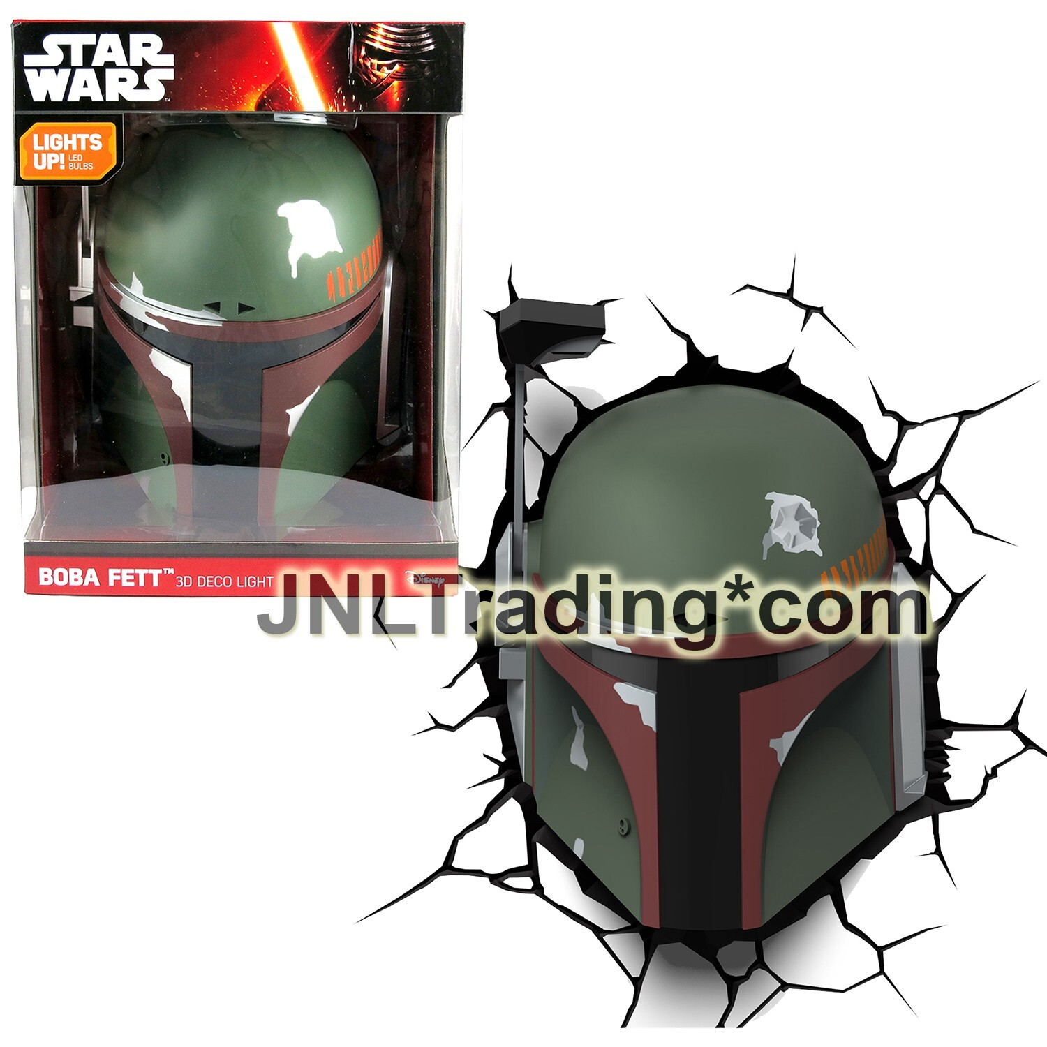 3DLightFX Star Wars Series Battery Operated 3D Deco Night Light