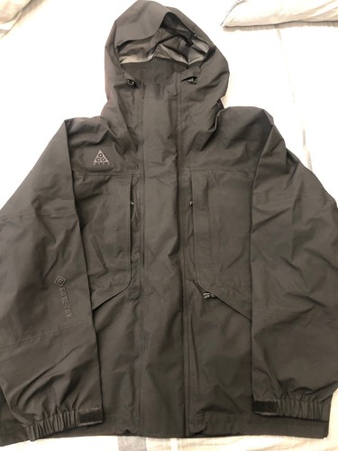 Nike ACG Gore-Tex Hooded Jacket CD7648-011 Black Mens Size M New