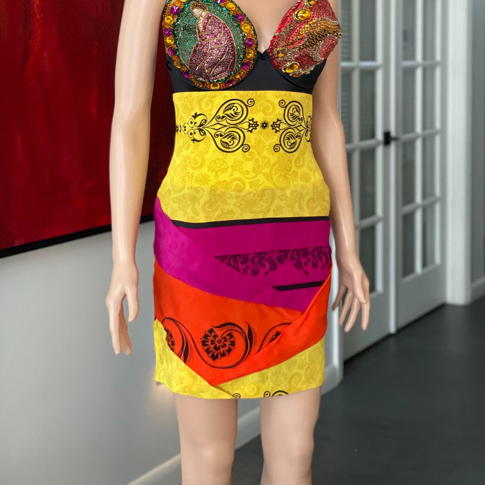 ヴェルサーチ スカート 38 Gianni Versace Vintage ヴェルサーチ