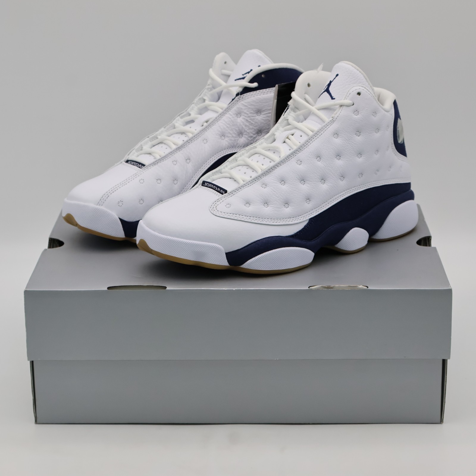 414571-140 Nike Air Jordan 13 Retro White and Midnight Navy (Men's