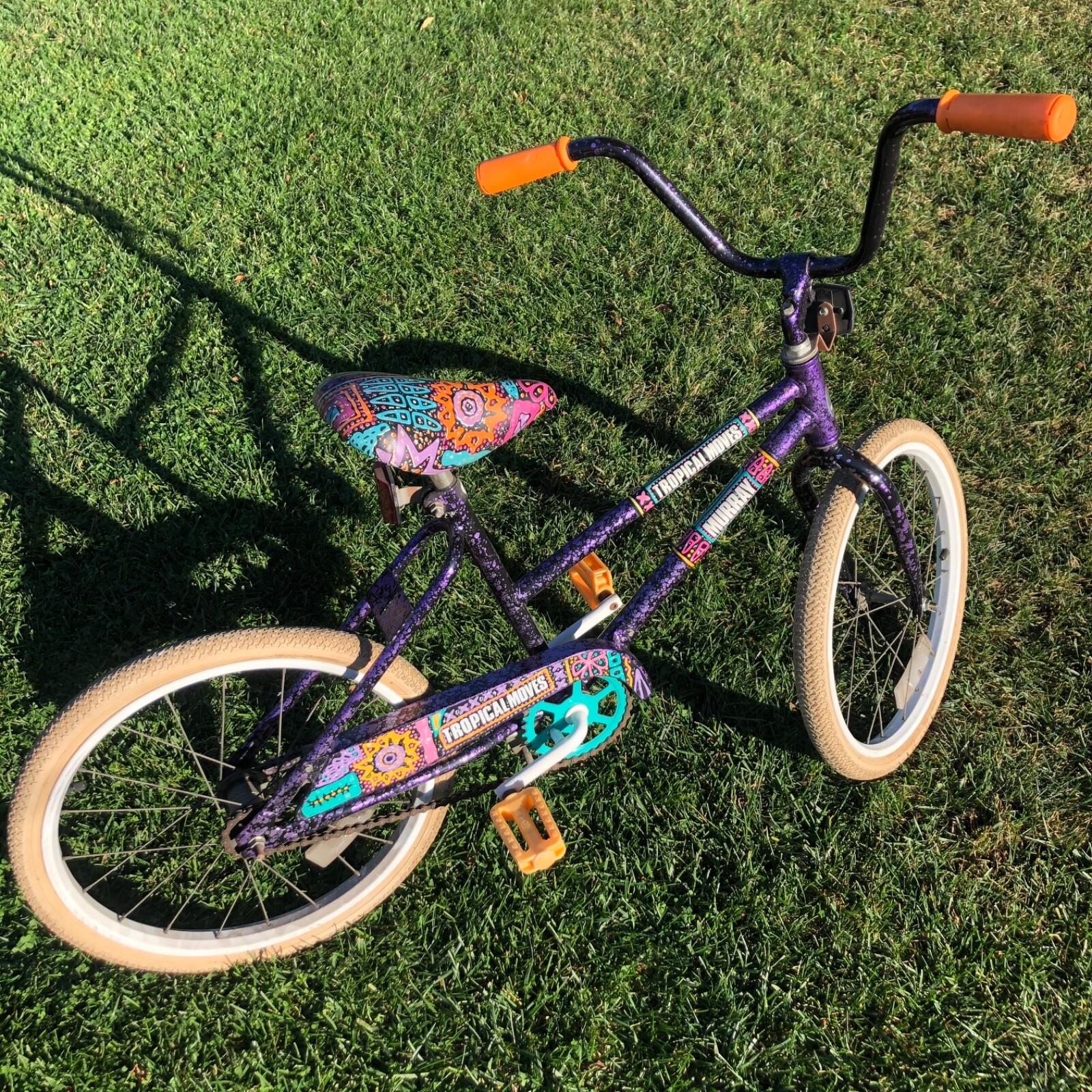 Vintage Murray Bicycle BMX Tropical Moves Bike Sparkle Frame