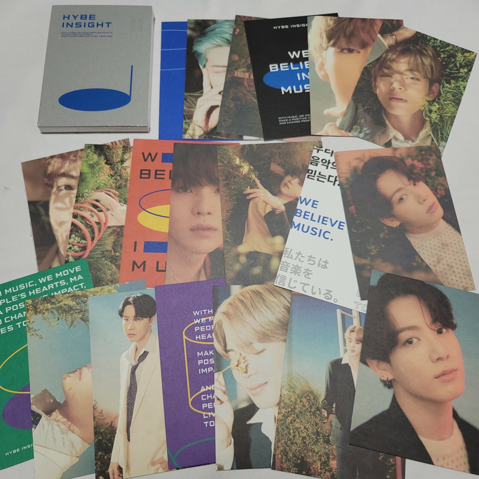 BTS HYBE INSIGHT OFFICIAL POSTCARD SET | eBay