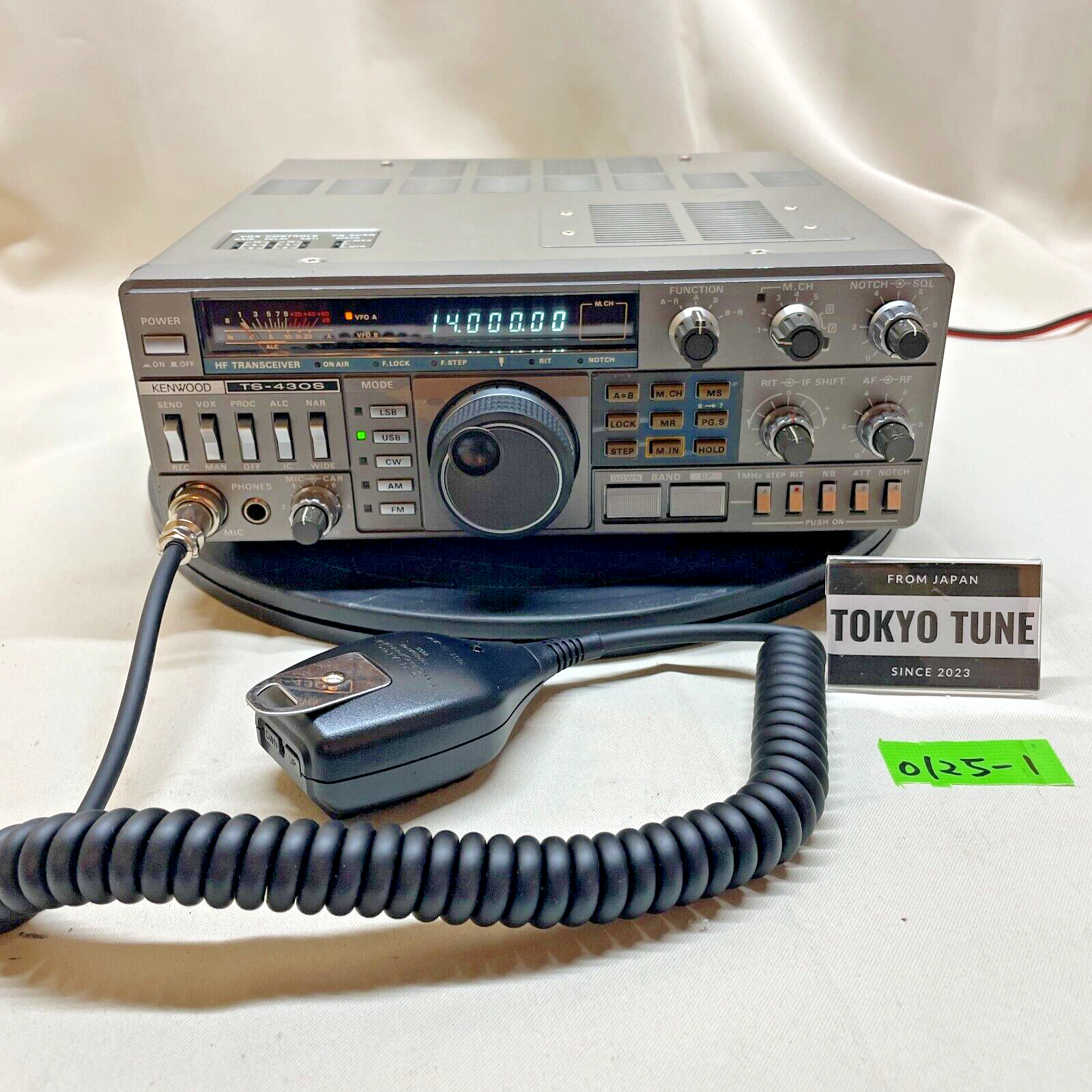 Kenwood TS-430S 100W HF Ham Radio Transceiver Antenna Tuner w