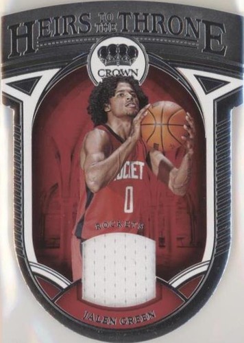 2021-22 Panini Prizm Jalen Green Rookie Auto Silver RC #RS-JGR