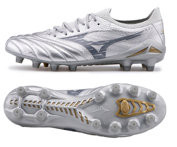 Mizuno Men Morelia Neo IV β Elite MD Cleats Silver Football GYM