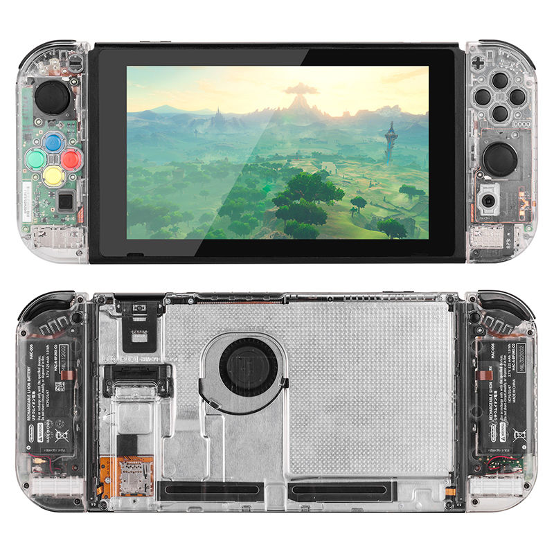 本体もJoy-Conも透明でスケスケなNintendo Switchがイカした出来栄え