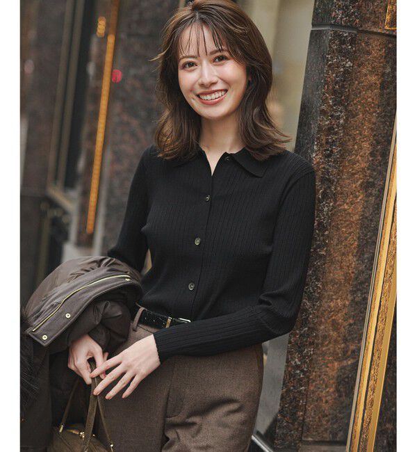 別注】BATONER / シアー モヘヤ ポロニット（Demi-Luxe BEAMS