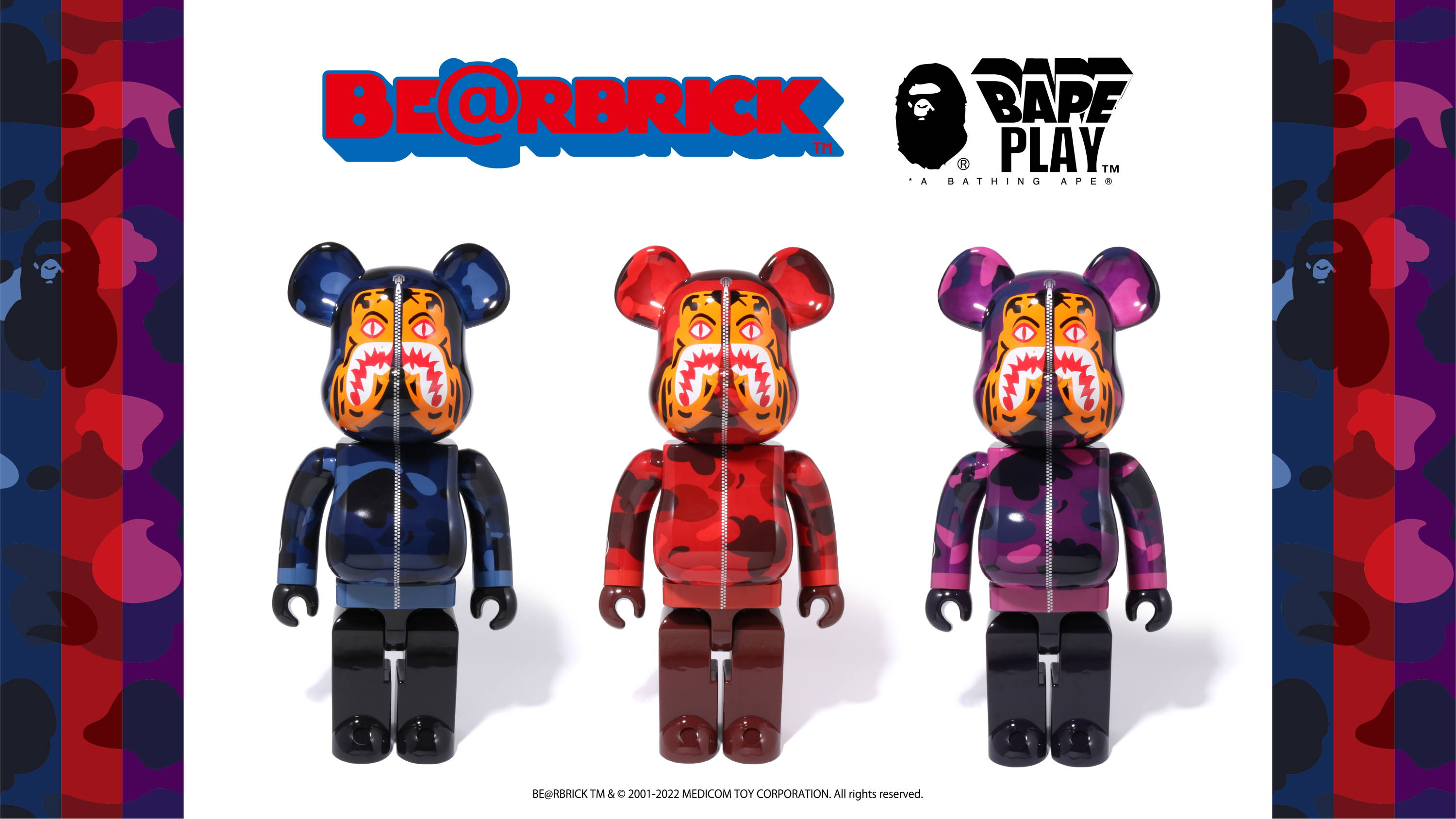 BE@RBRICK BAPE®︎ CAMO TIGER | bape.com