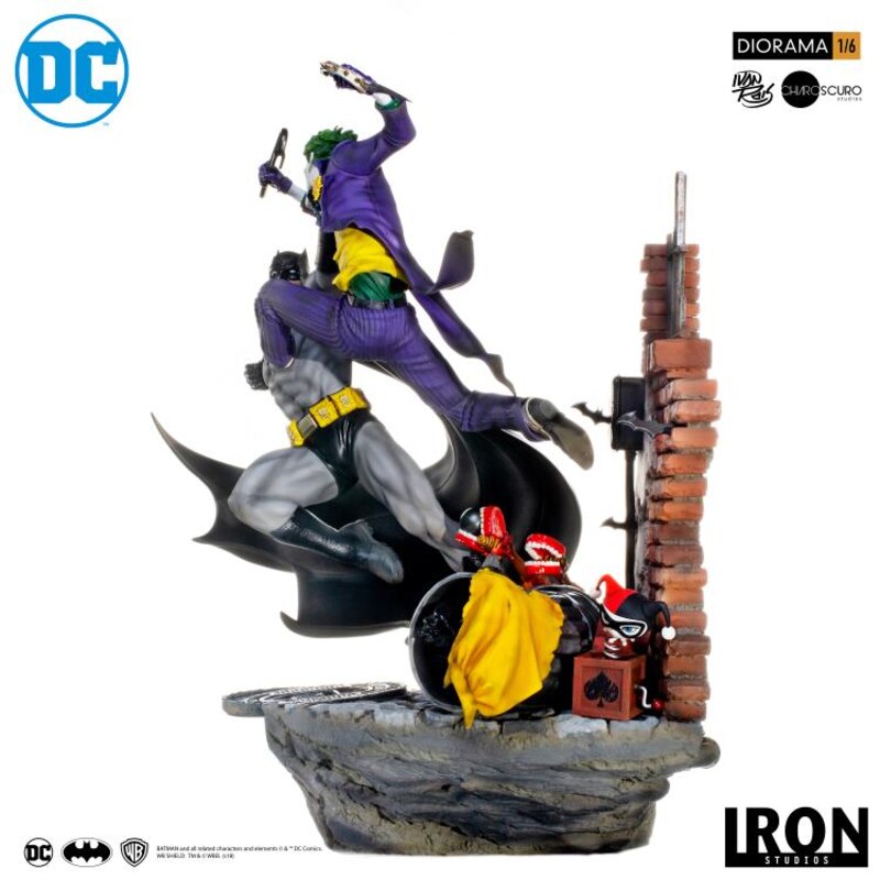 DC Comics Batman vs The Joker Battle 1/6 Scale Diorama By Iron