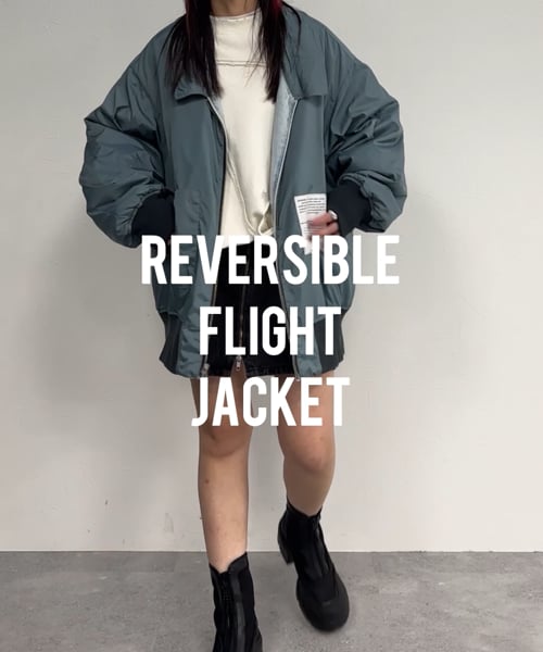 リバーシブルフライトジャケット | [公式]ジーナシス （JEANASIS）通販