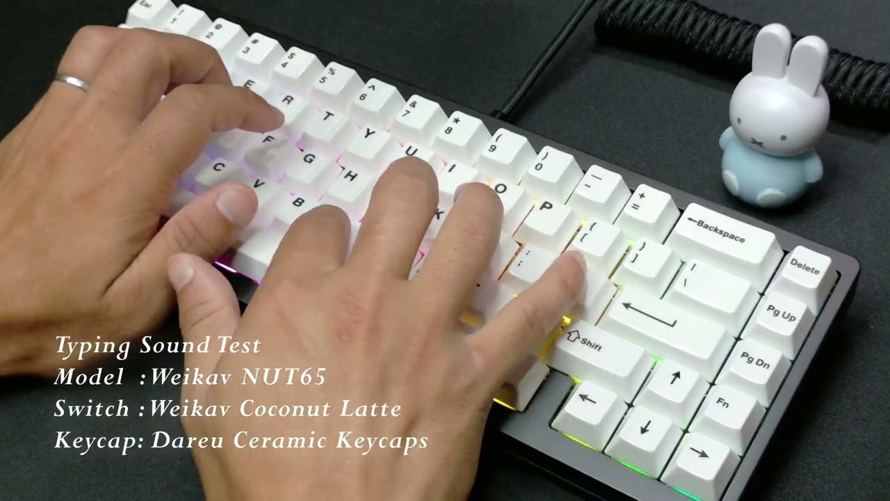 キーボードレビュー】Weikav「NUT65」は高コスパ＆ハイクオティの