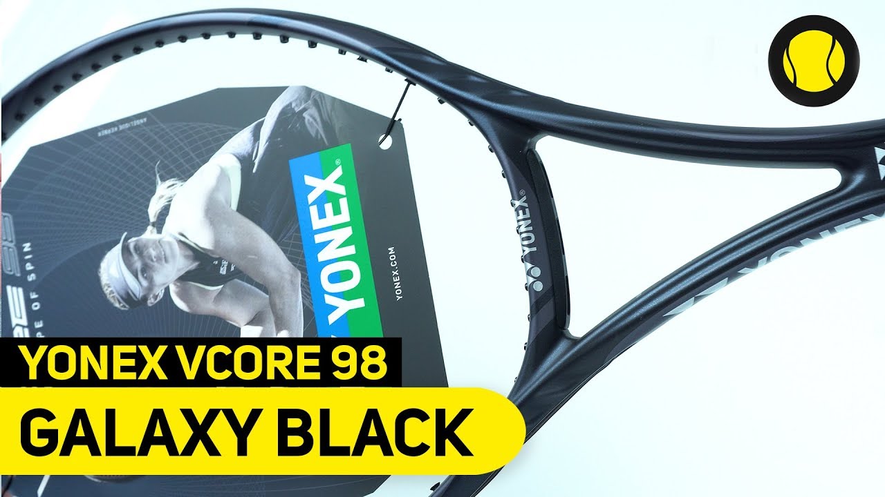 Yonex VCore 98 Galaxy Black | Tennis-Point | Hands-On - YouTube