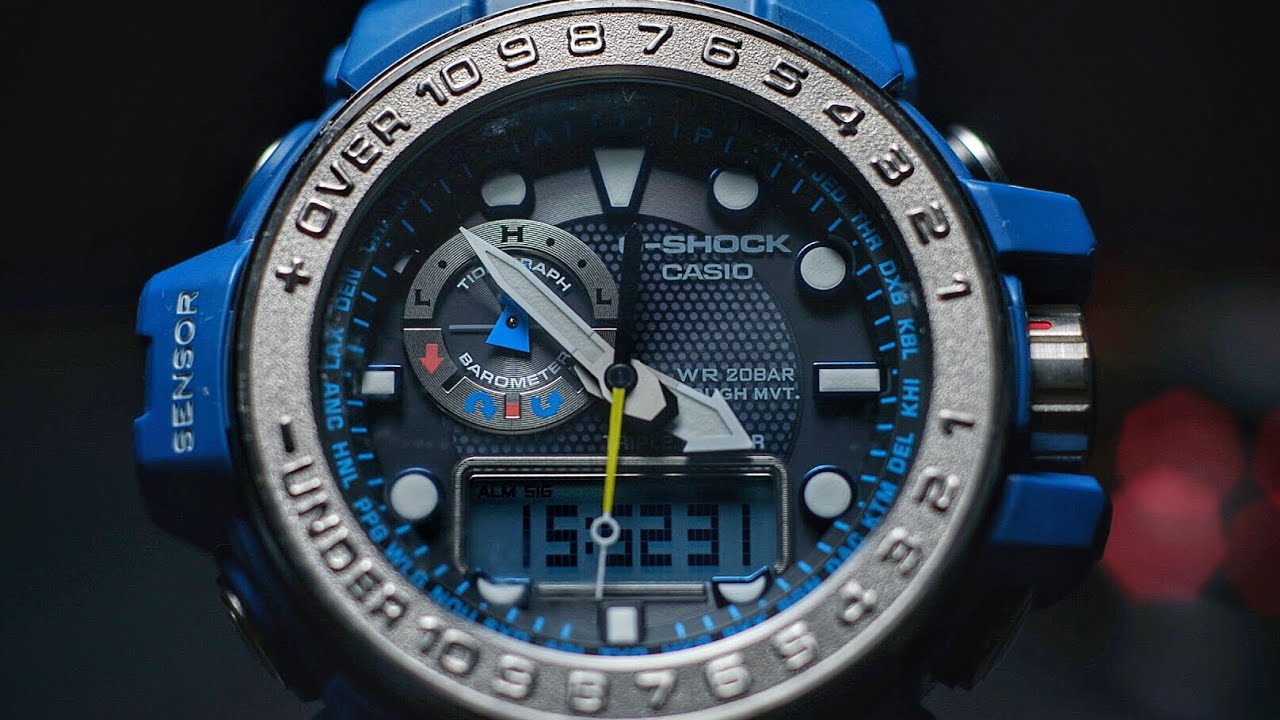 The most convenient triple sensor G-Shock | GWN-1000 Gulfmaster