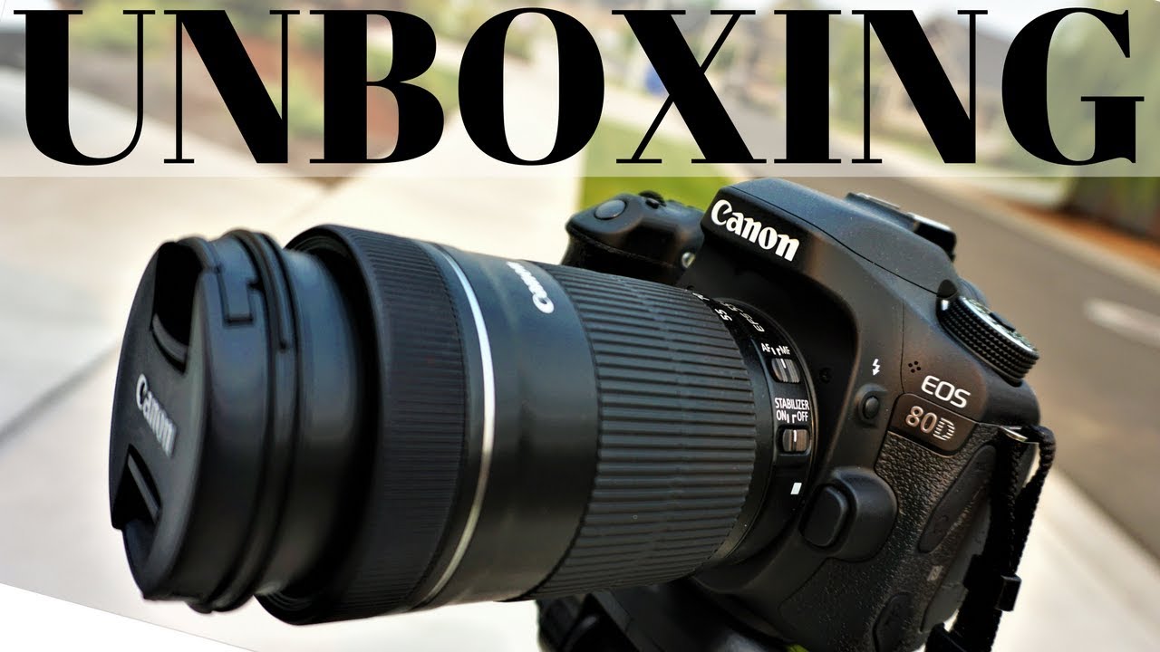 Canon 80D Premium Kit Unboxing | EF-S 18-55 IS STM + EF-S 55-250