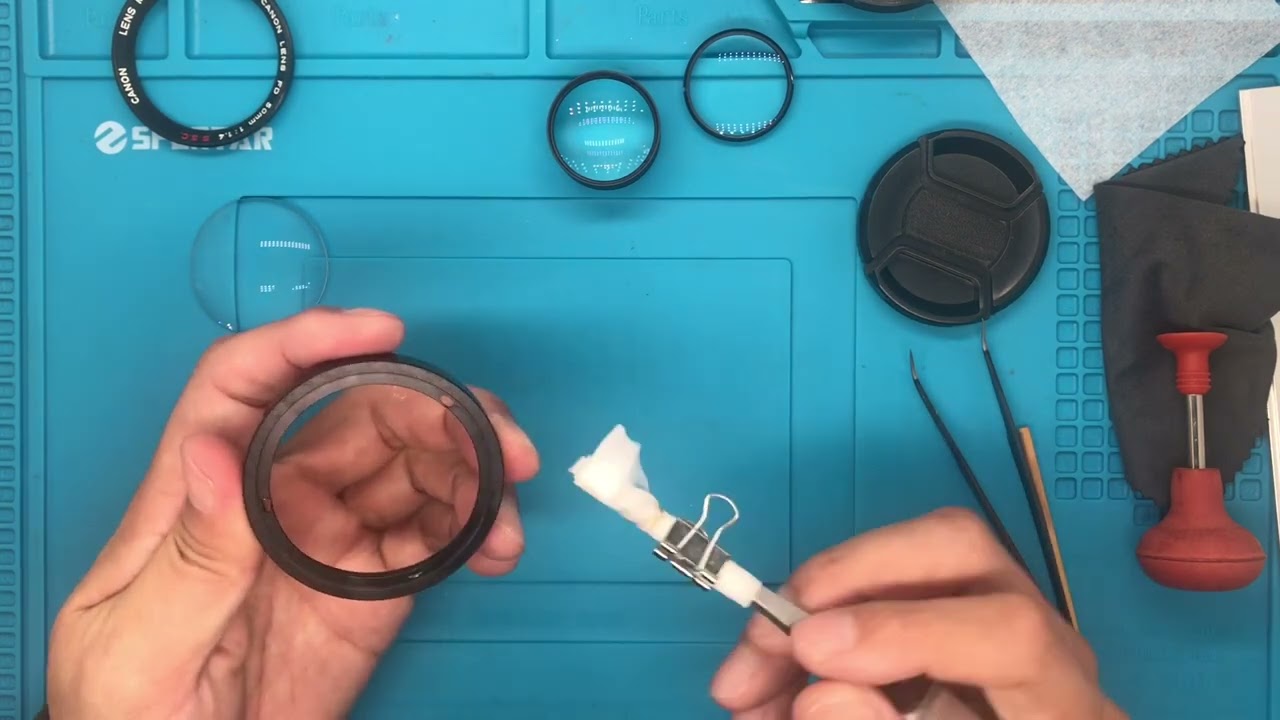 Canon FD 50mm f1.4 S.S.C. 【分解清掃編】 - YouTube