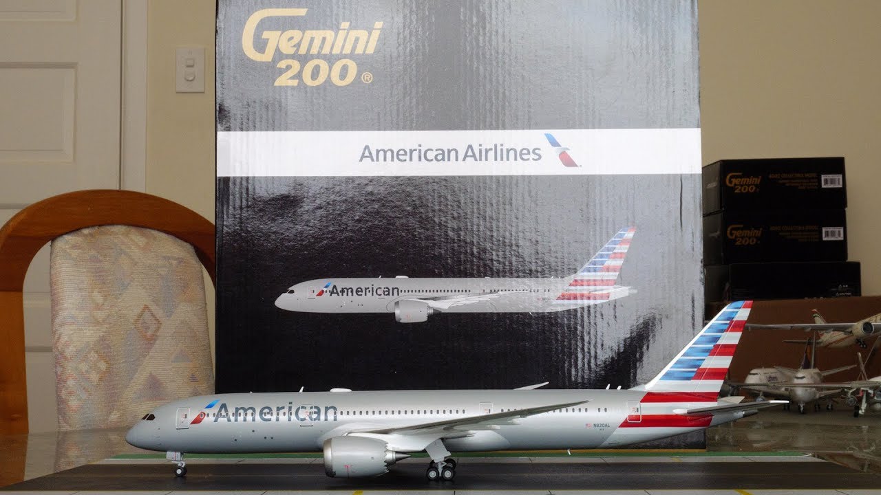 Gemini Jets 1:200 American Airlines 787-9 Dreamliner Unboxing and