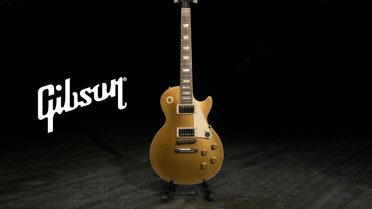 Gibson Les Paul Standard 50s, Gold Top | Gear4music demo - YouTube