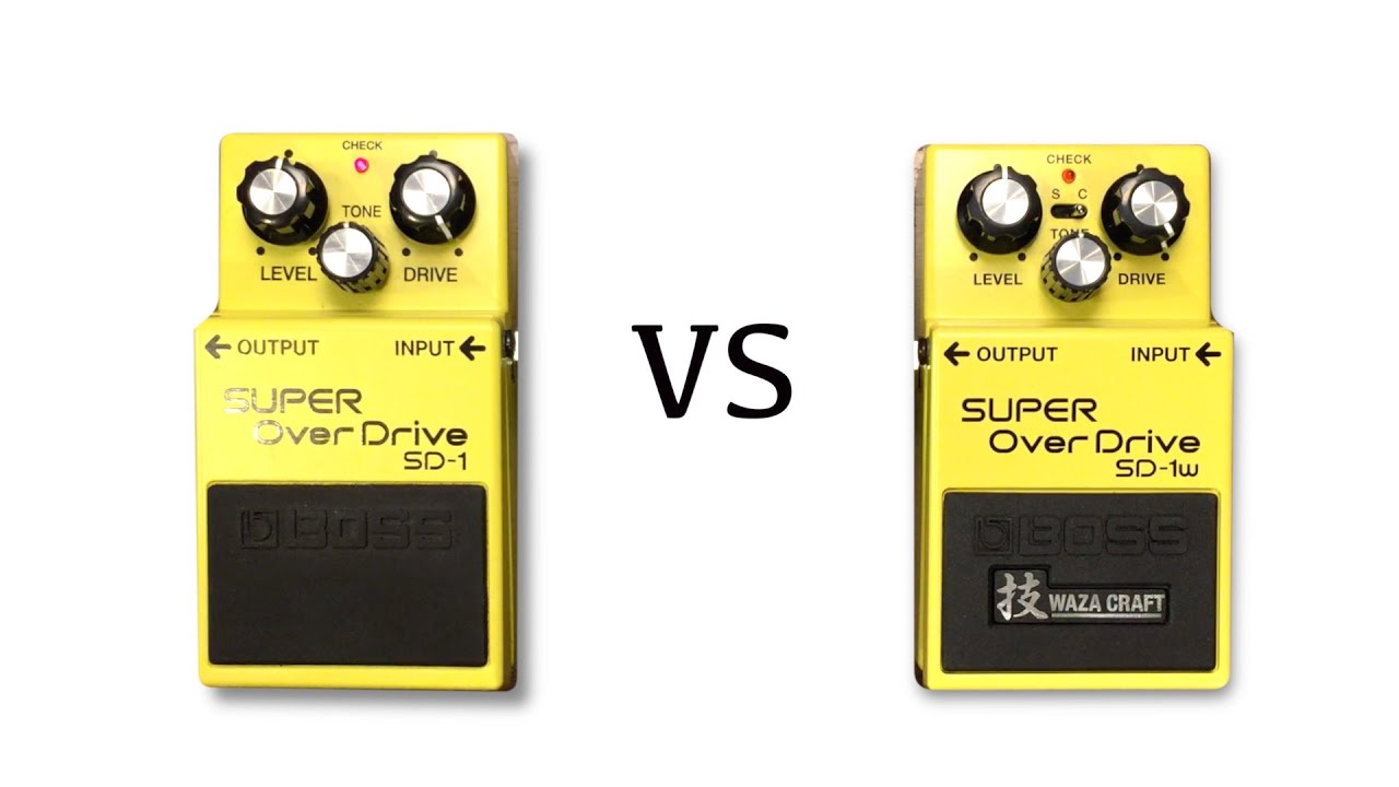 BOSS SD-1W Super Over Drive - 「SD-1」を技 Waza Craftシリーズで