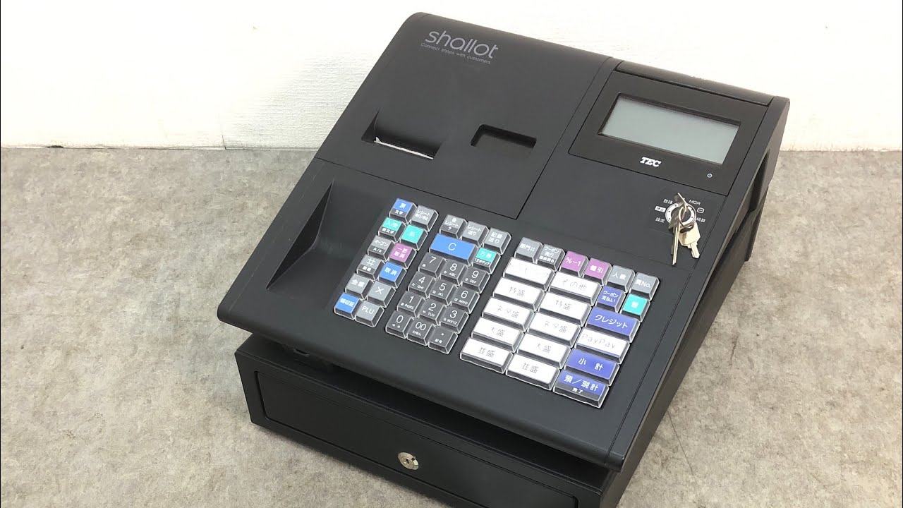 □東芝テック TEC 電子レジスター MA-700 MA-700-B-R ブラック 黒