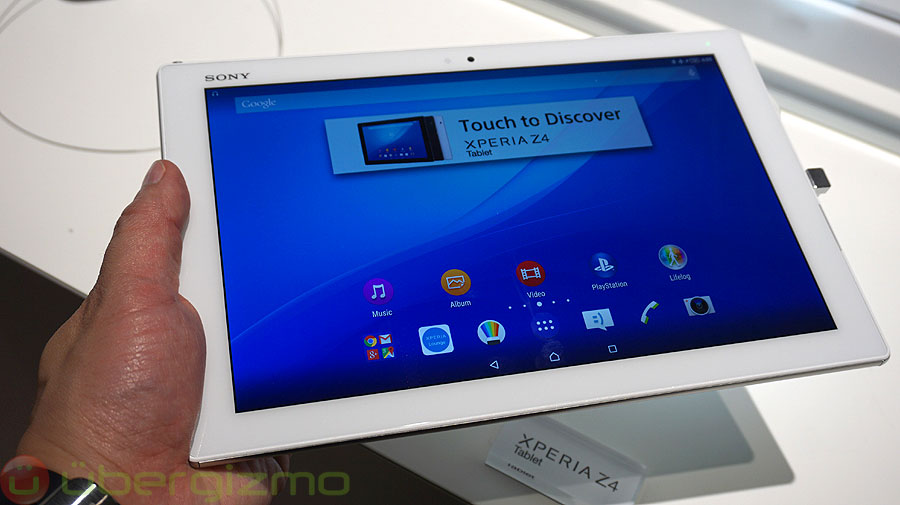 Sony Xperia Z4 Tablet Review: Hands-On | Ubergizmo