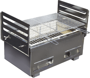 スタンダード炭用焼物器 炭火ステーキ七輪 | ステンレス厨房機器の設計