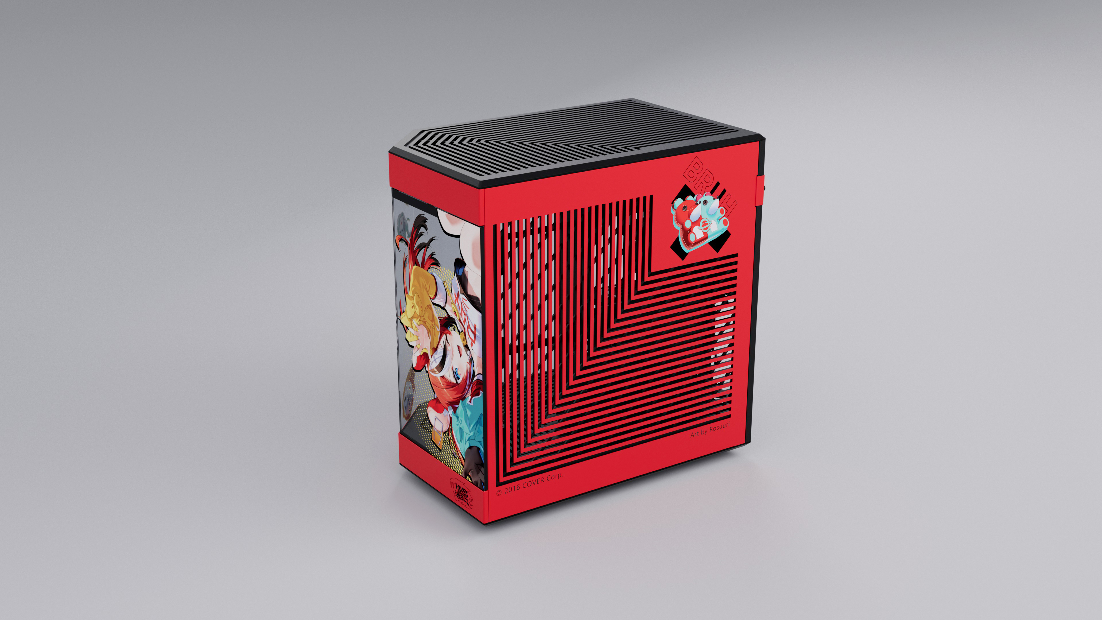 Hakos Baelz Y60 PC Case revealed by HYTE at Anime Expo 2022