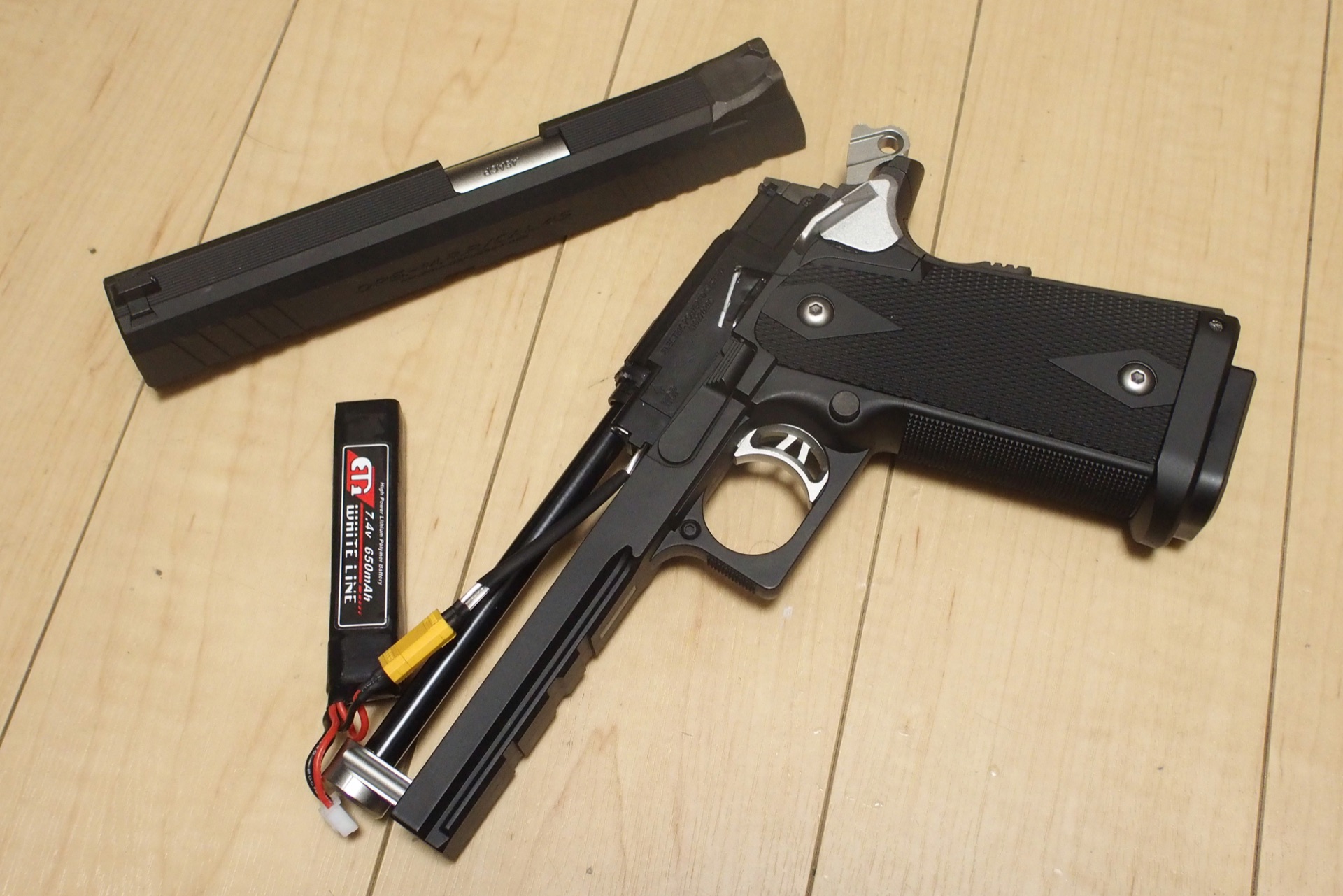 電動ハンドガン ハイキャパE カスタム（配線交換、LiPo化） | エボログ