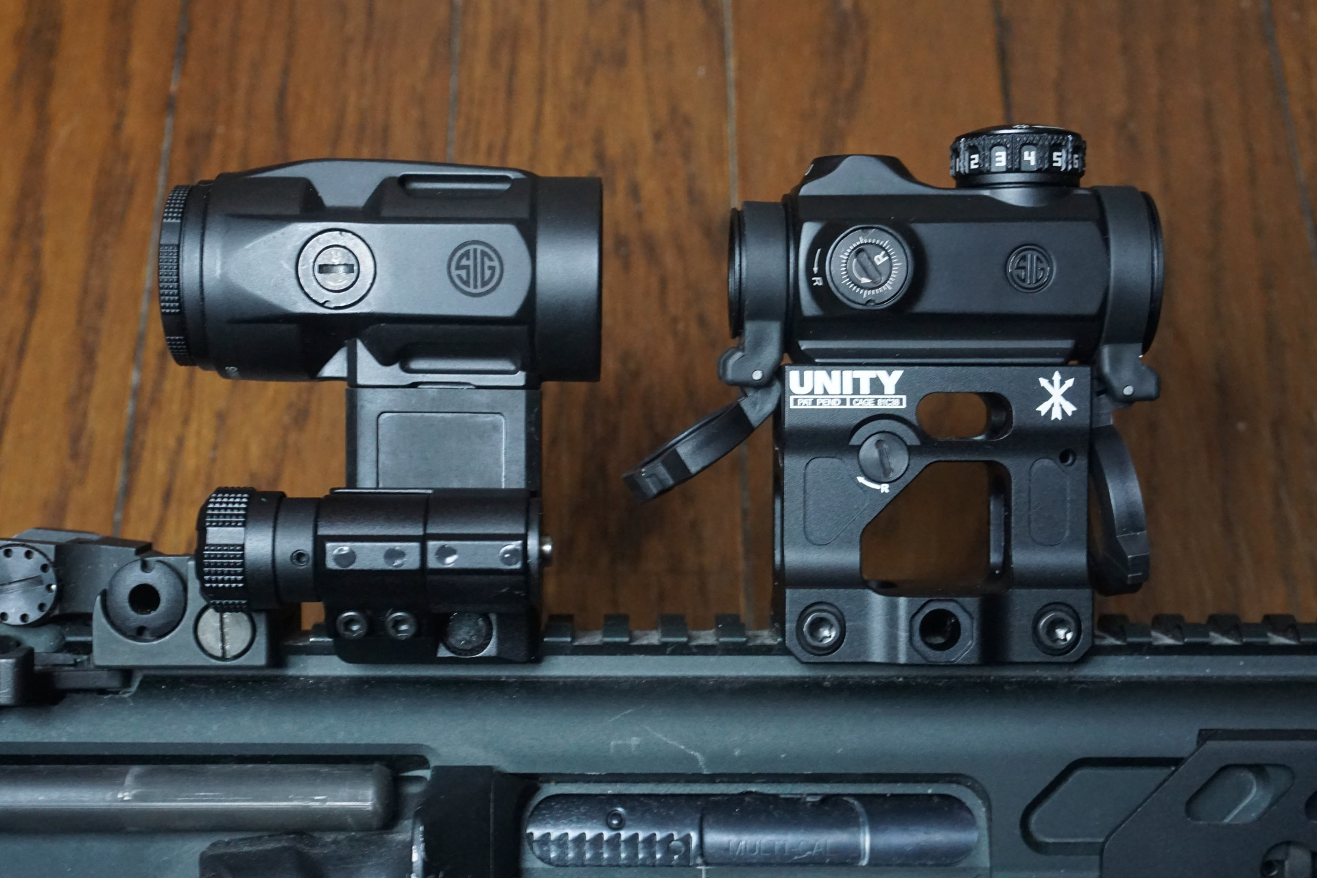 SIG SAUER ROMEO MSRにEVOLUTION GEAR UNITYタイプ FAST MICRO MOUNTを