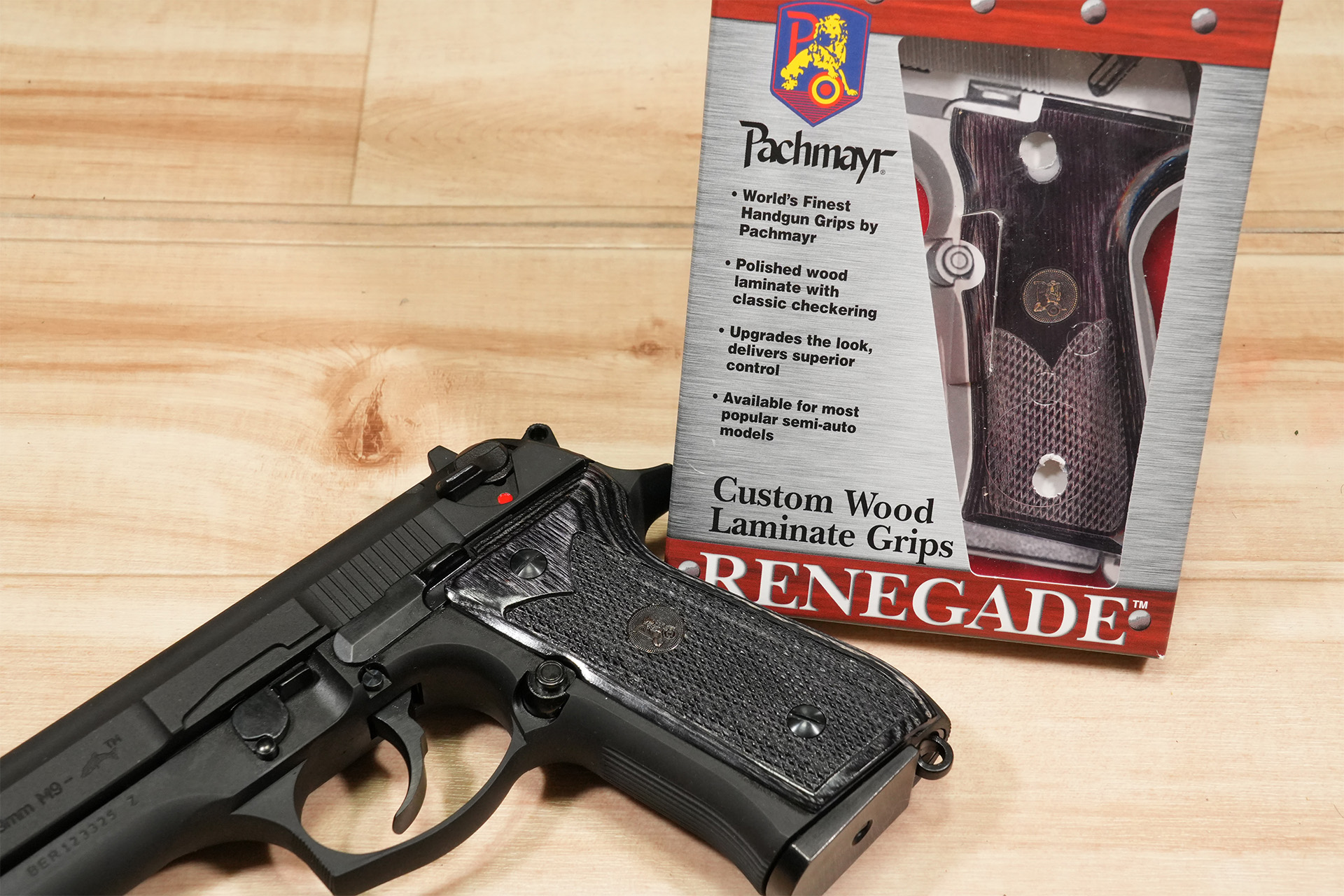 パックマイヤー ベレッタ92FS 用 グリップ クライムハンター後期型美品