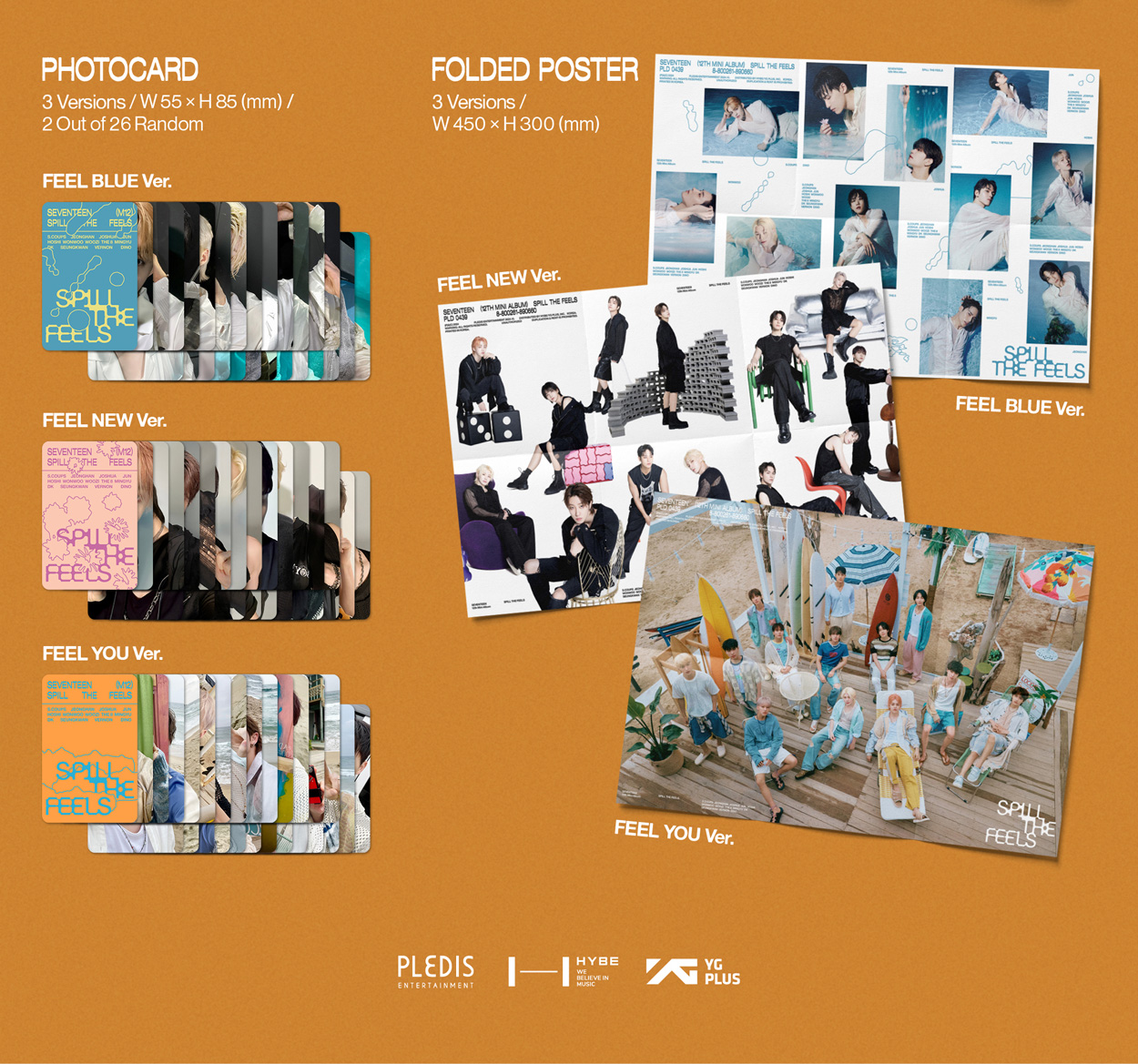 SEVENTEEN – 12TH MINI ALBUM [SPILL THE FEELS] (0 FEEL BLUE Ver