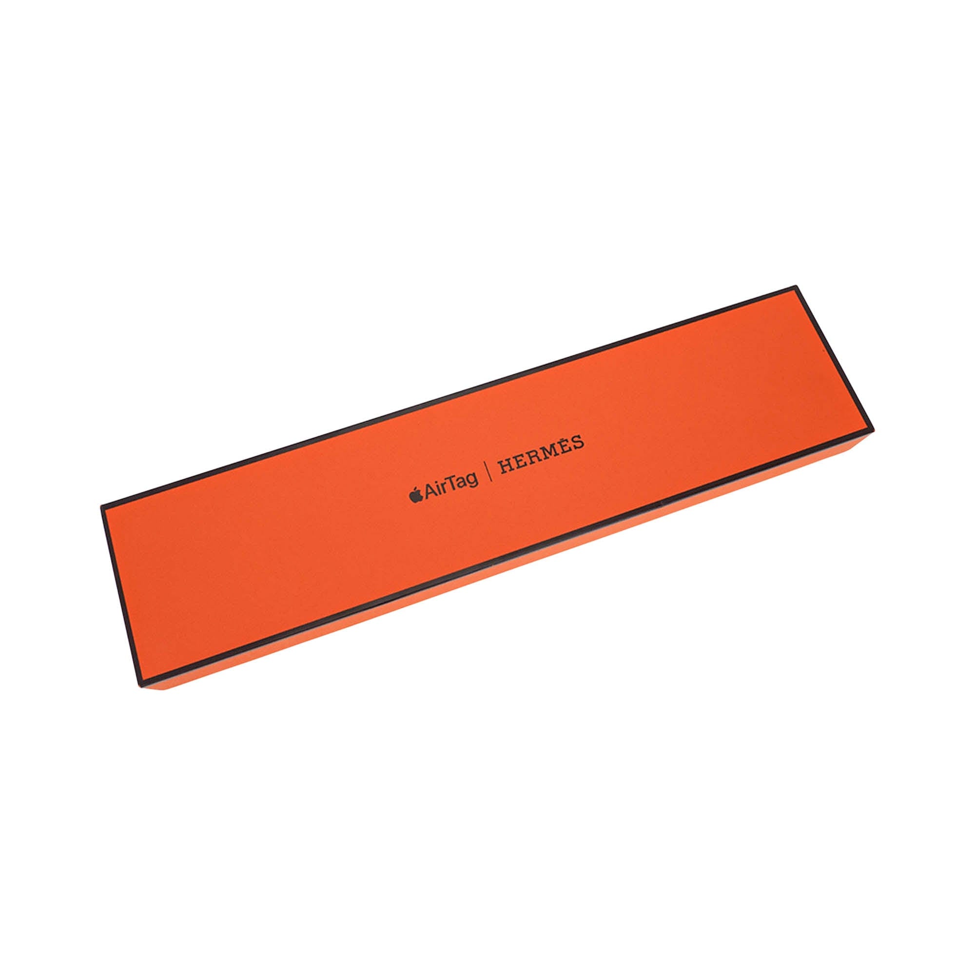 Hermes Apple AirTag Key Ring Printed Rear Gold Swift Leather