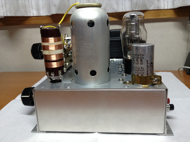 作者不明自作の並三（0-V-1）ラジオを入手した | 超入門：真空管ラジオこれ