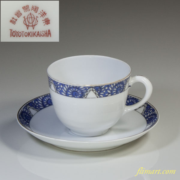 東洋陶器会社カップ＆ソーサーR3972 : レトロ食器雑貨通販