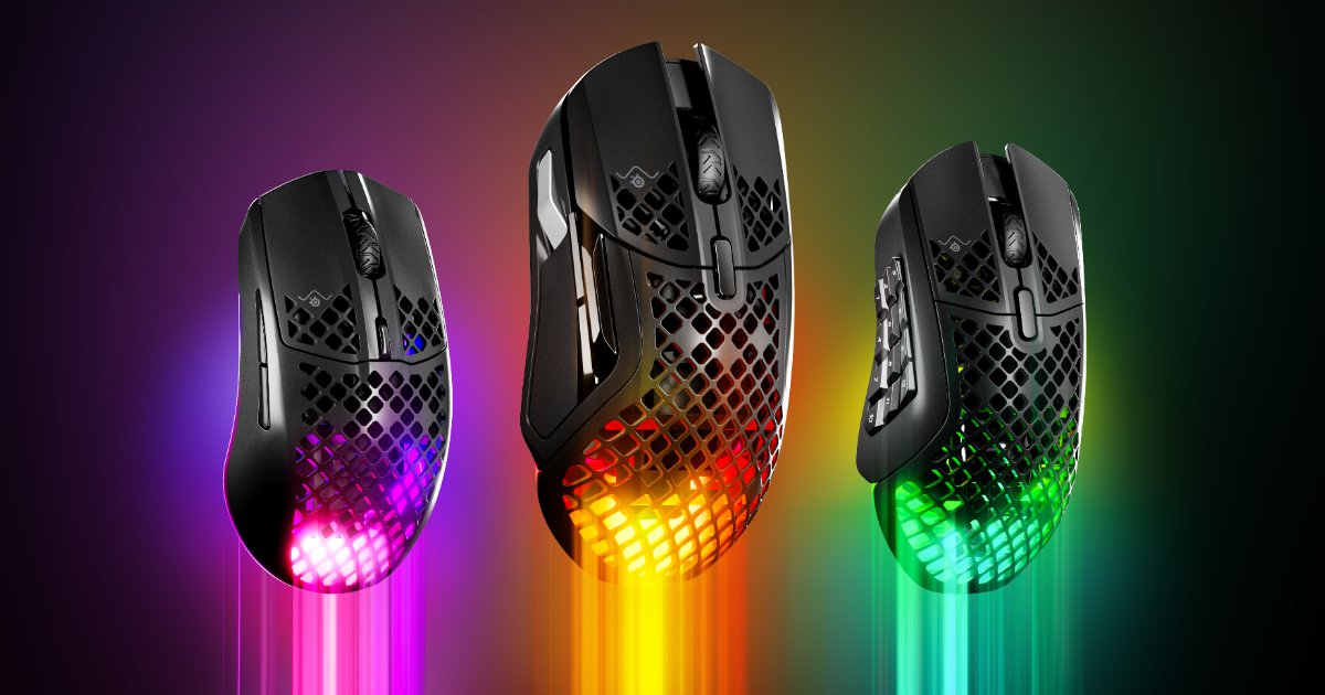 SteelSeriesより世界最軽量の多ボタンワイヤレスゲーミングマウス