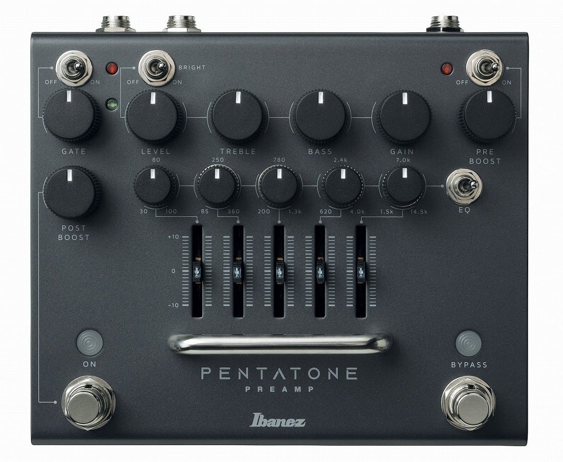 Ibanez、ディストーション、プリアンプとしても使用可能な ペンタ