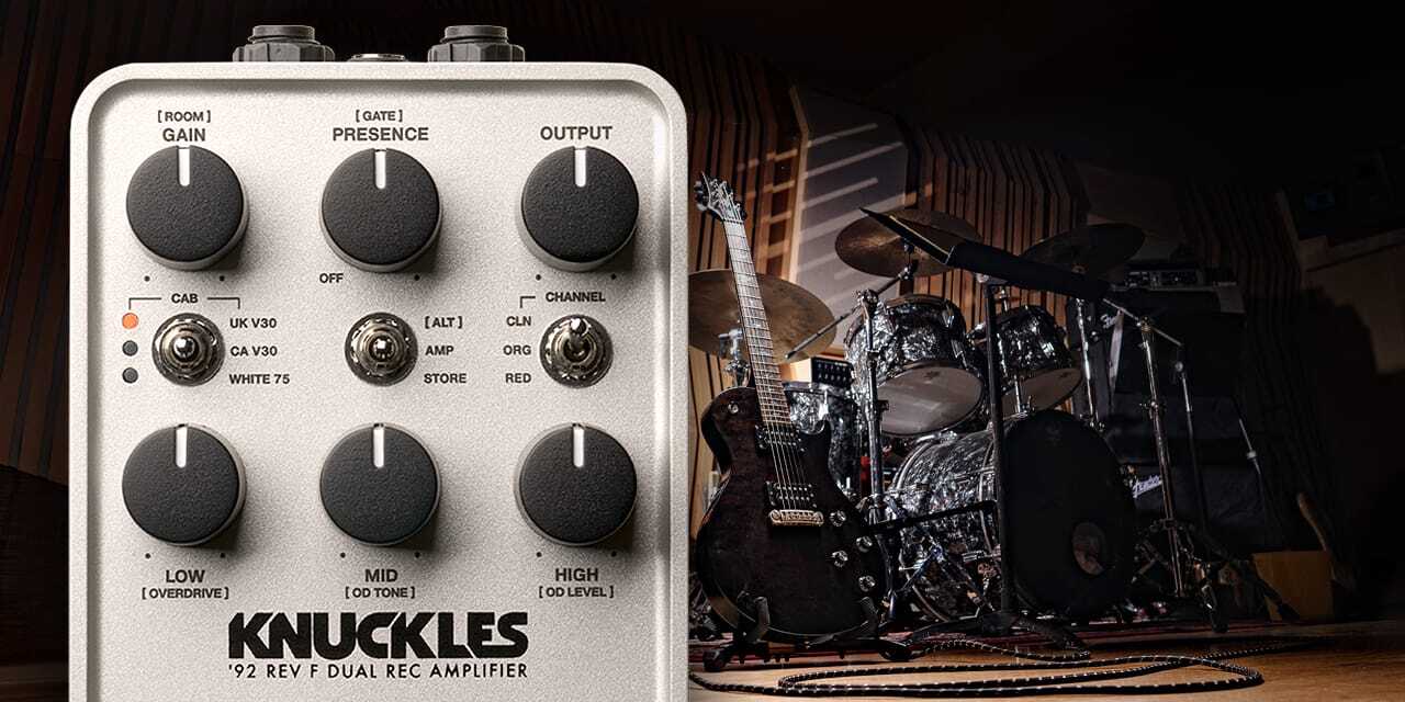 Universal Audio 新製品 UAFX Knuckles '92 Rev F Dual Rec Amp発売
