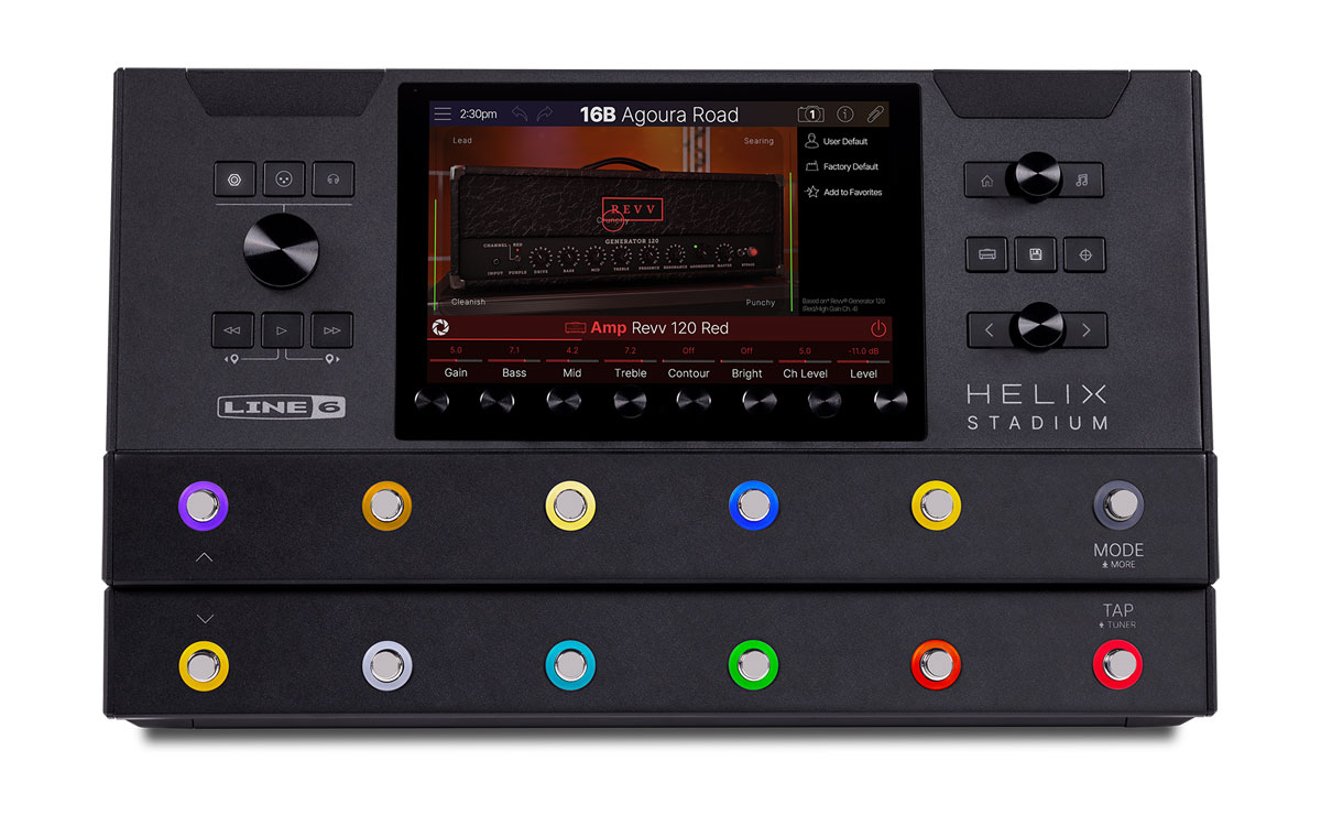 2/10動画追加公開】LINE 6 が新製品「Helix Stadium / Helix Stadium