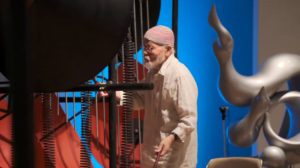 絵画、油彩、3号、夜の海、山本英二、額縁付き、真作、肉筆。 絵画